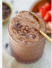 No-Cook Carob Pudding