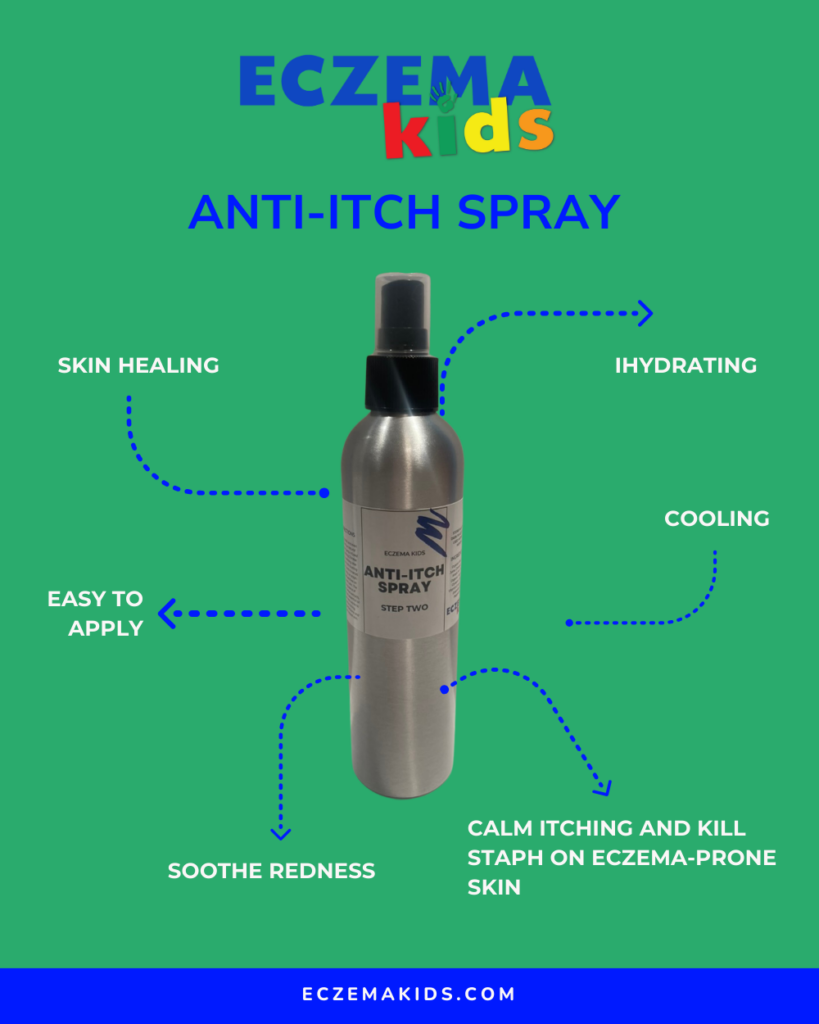 anti-itch spray for eczema-prone skin